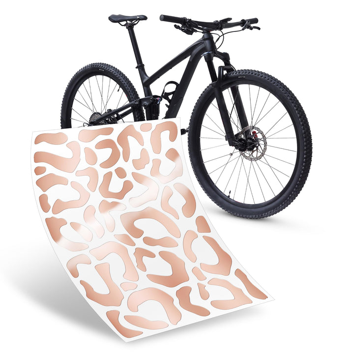 Riesel Design ® Fahrrad Aufkleber Set, 20 x 15 cm, Sticker Kit für Rahmen und Helme, Witterungsbestä