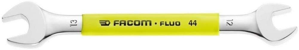 FACOM Gabelschlüssel SW 8x10 mm, Länge 143 mm, Fluoreszierend, 1 Stück, 44.8X10F 8 x 10 mm, 8 x 10 m