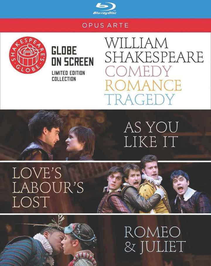 Shakespeare: Comedy, Romance, Tragedy, Blu-ray