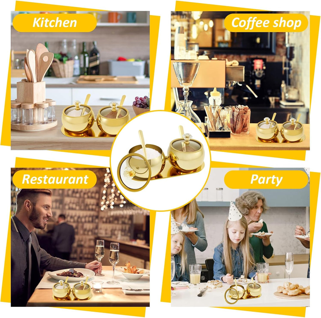 Gewürzgläser 304 Edelstahl,Gewürzdosen mit Löffel,Gewürzstreuer,Gewürzbehälter,Spice Jars für Salz,Z