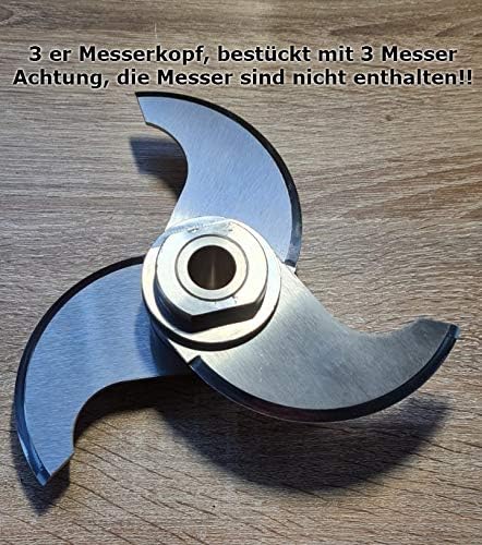 Edelstahlmesser V4A passend für den Beeketal BFK9 Kutter oder Royal Catering RCMC-400W, und für unse