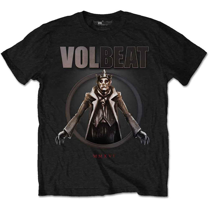 Volbeat T Shirt King of The Beast Band Logo Nue offiziell Herren Schwarz M