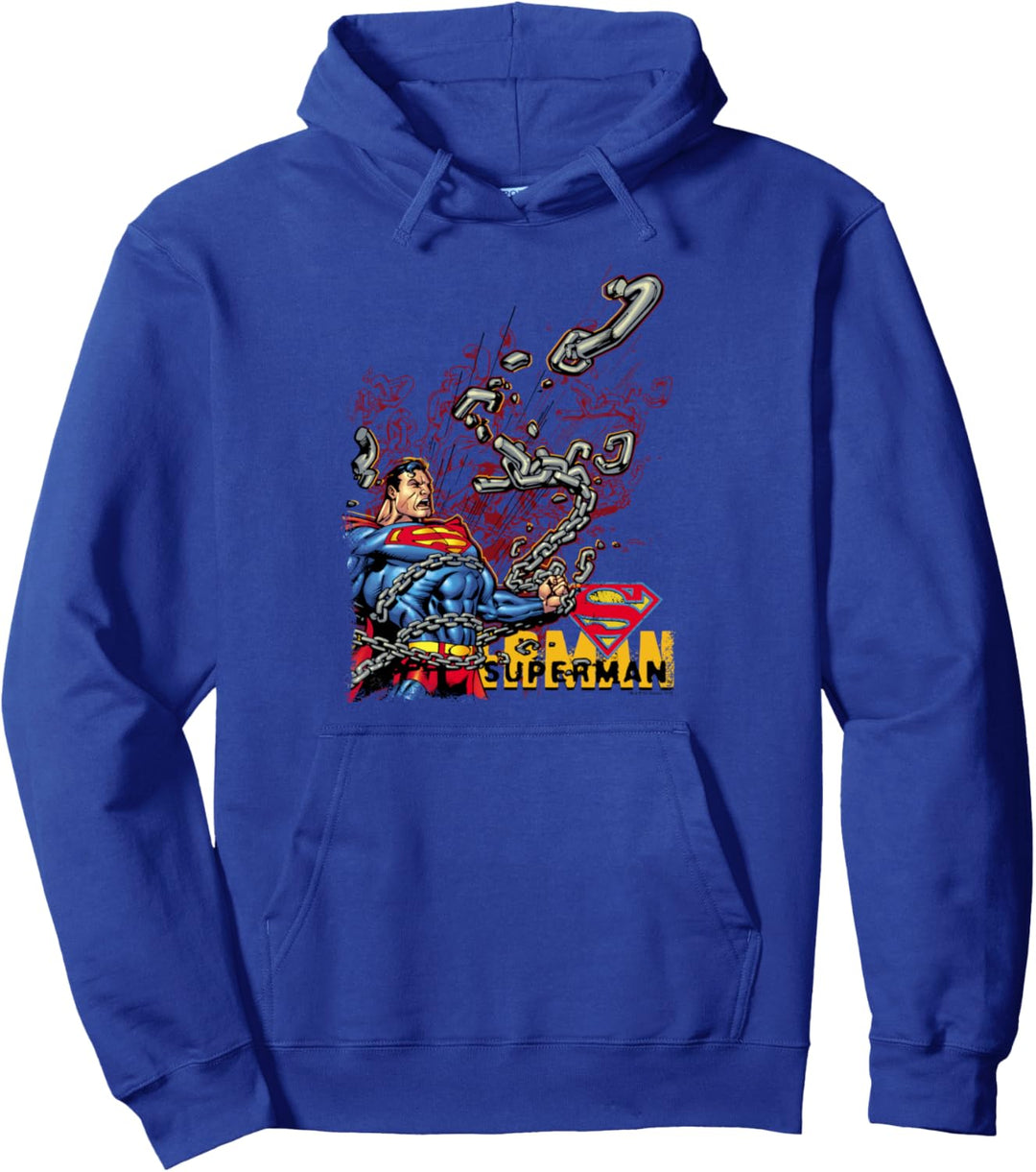 Superman Breaking Chains Pullover Hoodie