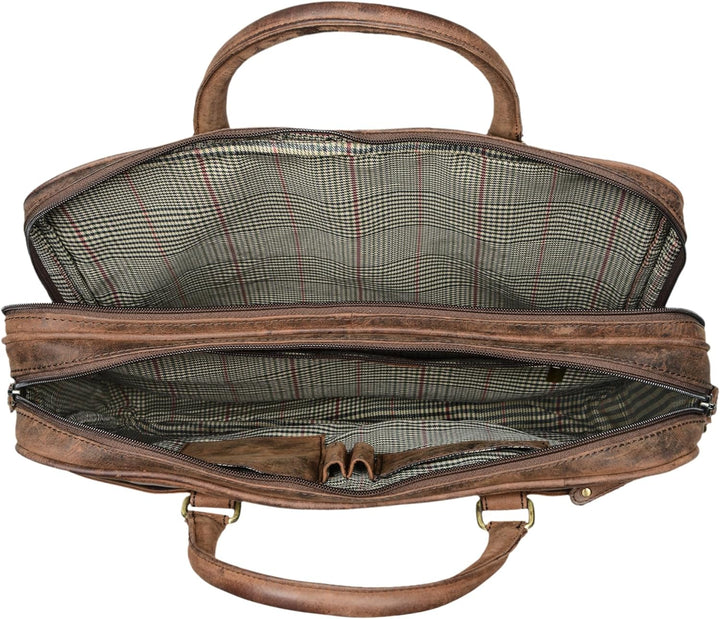STILORD 'Dante' Business-Tasche Leder gross elegante Aktentasche Umhängetasche Laptoptasche 15.6 Zol