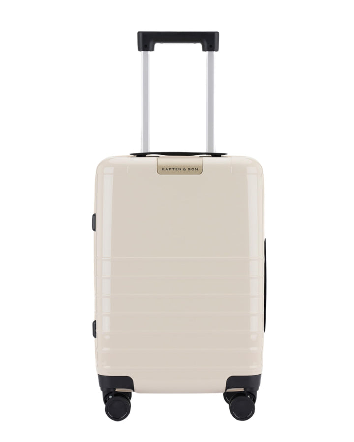 Kapten & Son Koffer Heathrow Essential Cabin Sandstone 34 L | Handgepäck Koffer 55 x 35 x 22 cm Beig
