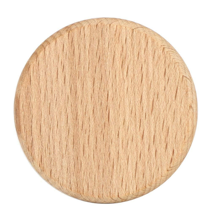 50 Stück runde Holzspäne Einfache glatte Kanten Natürliche Holzscheiben Plattendekoration Runde Holz