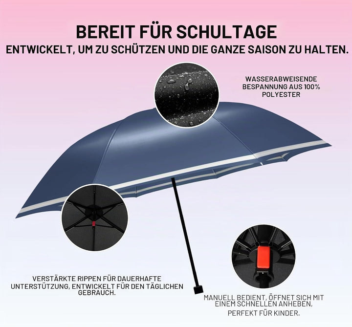 Knirps Rookie Manual Umbrella Navy, marineblau, M, marineblau