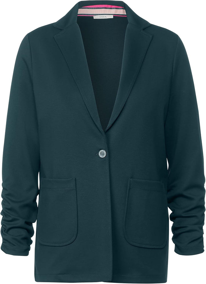 Cecil Damen Oversize Blazer S Deep Lake Green, S Deep Lake Green