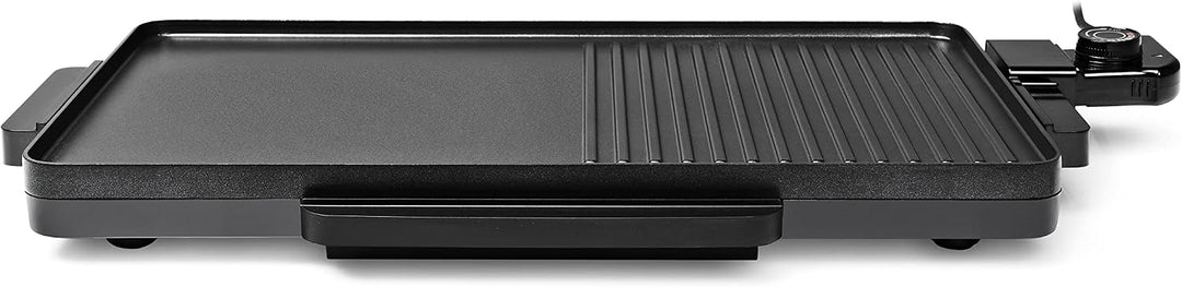 Tristar Tischgrill, 2000 Watt, Antihaftbeschichtung, Fettauffangbehälter, 49 x 27 cm Grillfläche, BP