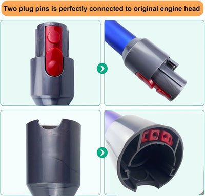 AiLomey Schnellspanner Verlängerungsrohr für Dyson V15 V11 V10 V8 V7 Stabstaubsauger, Ersatzteile Ve