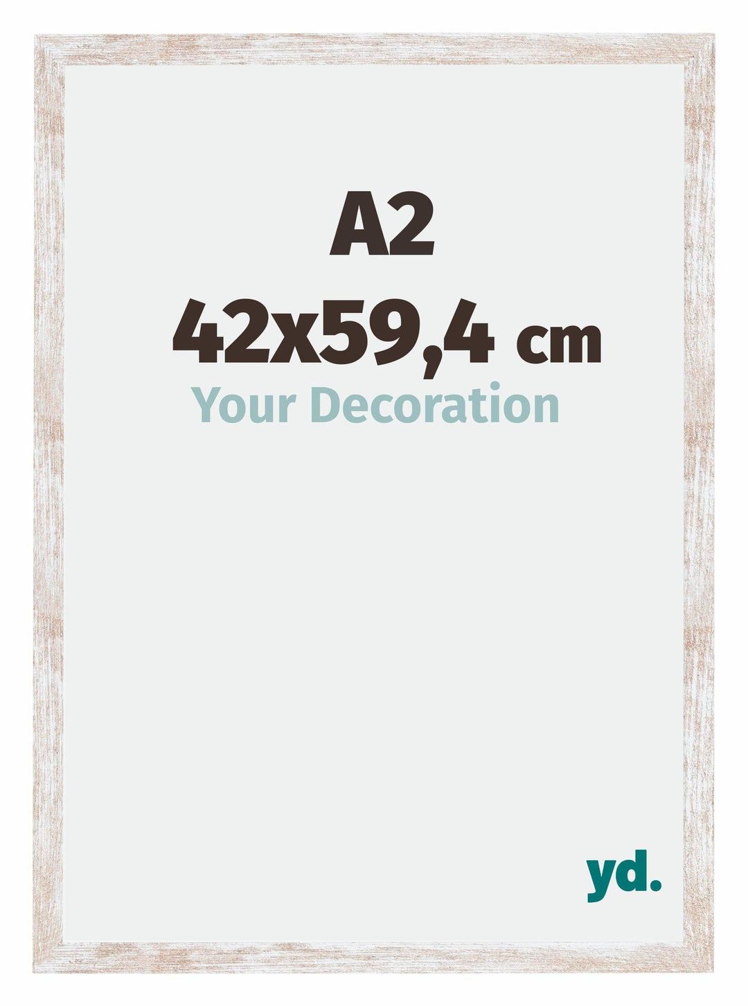 yd. Your Decoration - Bilderrahmen 42,00x59,40 cm - Bilderrahmen aus MDF mit Acrylglas - Antireflex