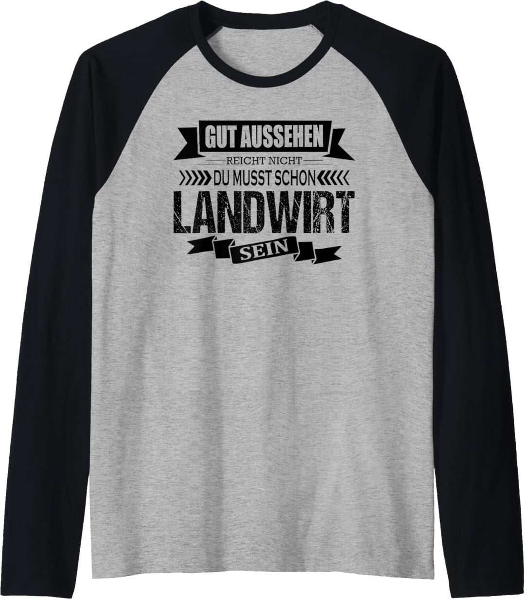 Landwirt Spruch Landwirtschaft Jungbauer Trecker Bauer Fun Raglan