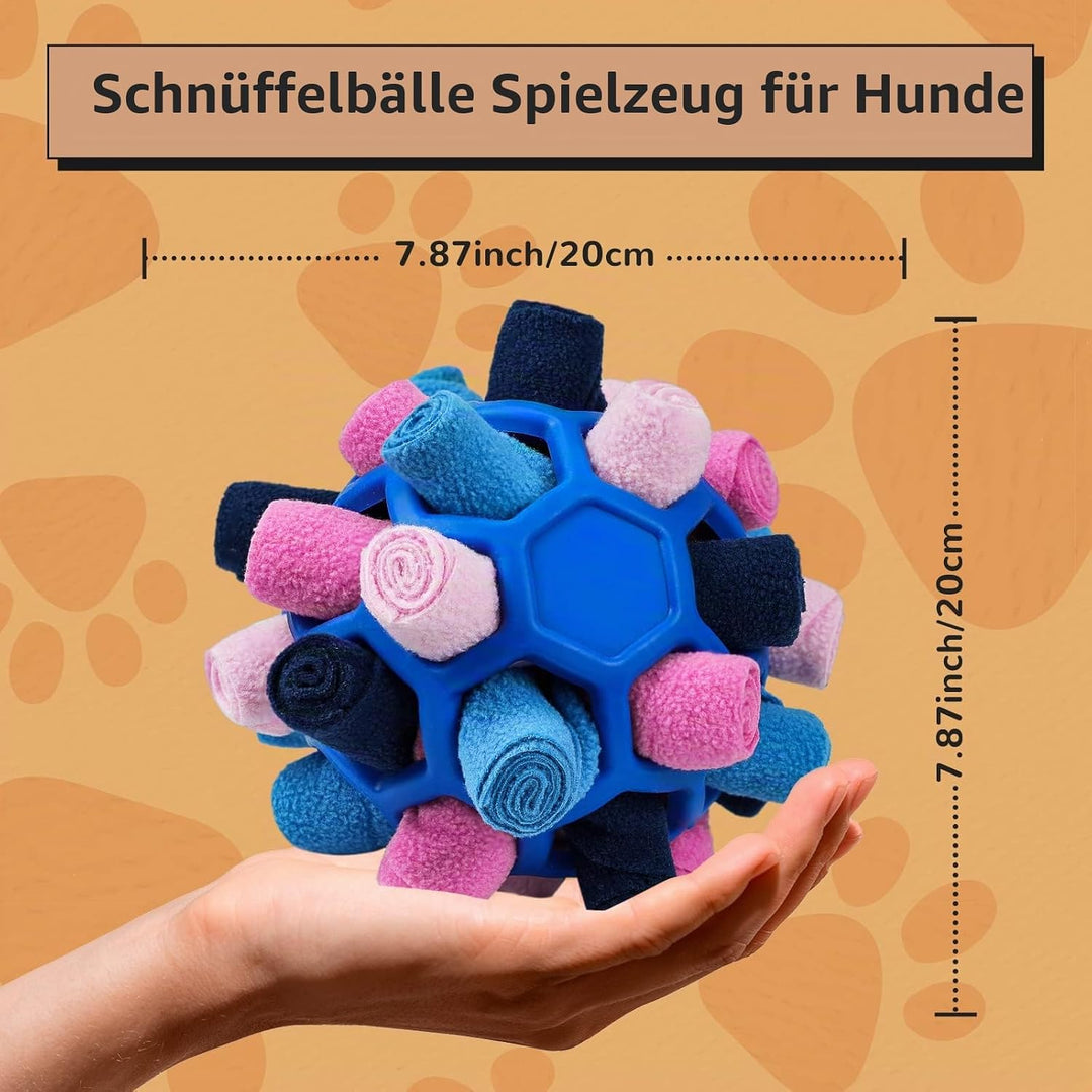 Schnüffelball für Hunde, Schnüffelteppich Schnüffelspielzeug Interaktive Hundespielzeug tragbarer Ha