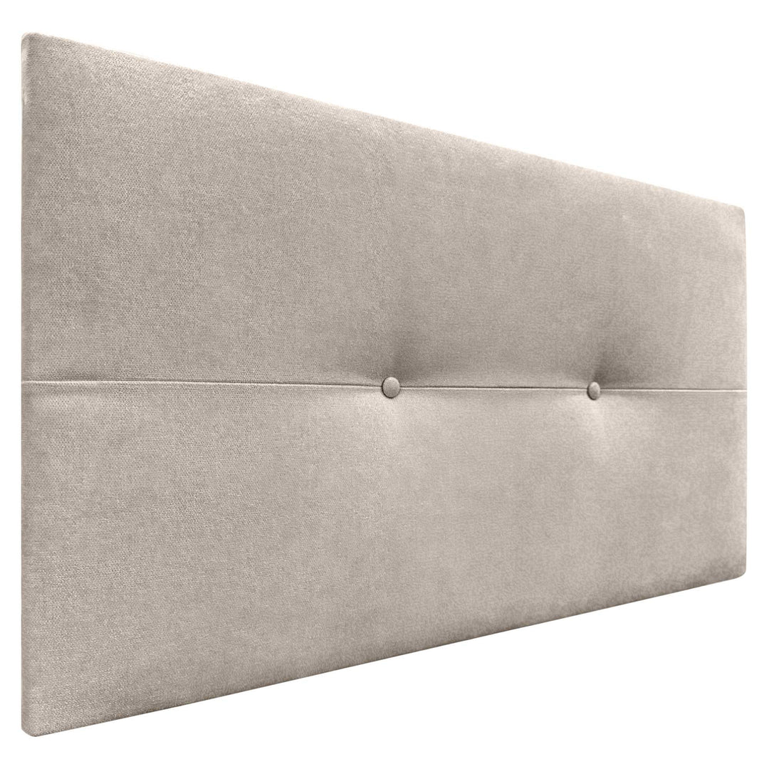 DHOME Kopfteil aus Kunstleder oder Stoff AQUALINE Pro Kopfteil Polsterkopfteil Luxusbett (Stoff Beig