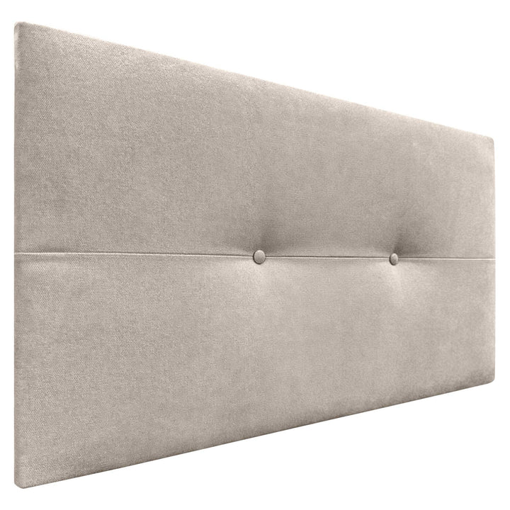 DHOME Kopfteil aus Kunstleder oder Stoff AQUALINE Pro Kopfteil Polsterkopfteil Luxusbett (Stoff Beig