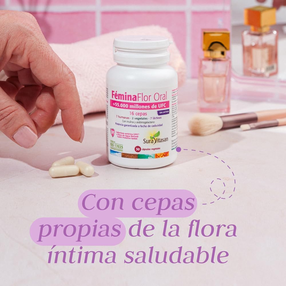 Nutricosmetics - Sura Vitas Femina Flor Oral 55,000 Mil 30 Cap