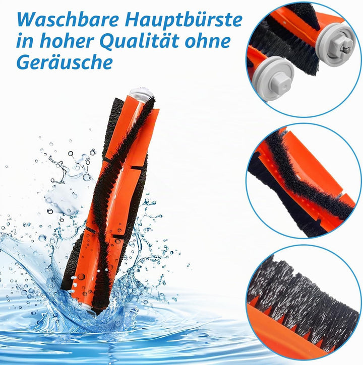 Zubehör Ersatzteile für Xiaomi Roborock S6 S60 S65 S5 Max S5 S50 S51 S55 Staubsauger, 2 Hauptbürste