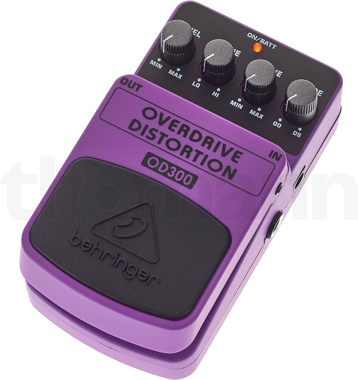 Behringer NOISE REDUCER NR300 Ultimatives Effektpedal zur Rauschunterdrückung & OVERDRIVE/DISTORTION