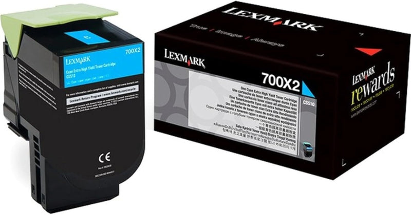 Lexmark 70C0X20 Original Toner Pack of 1 Cyan, Cyan