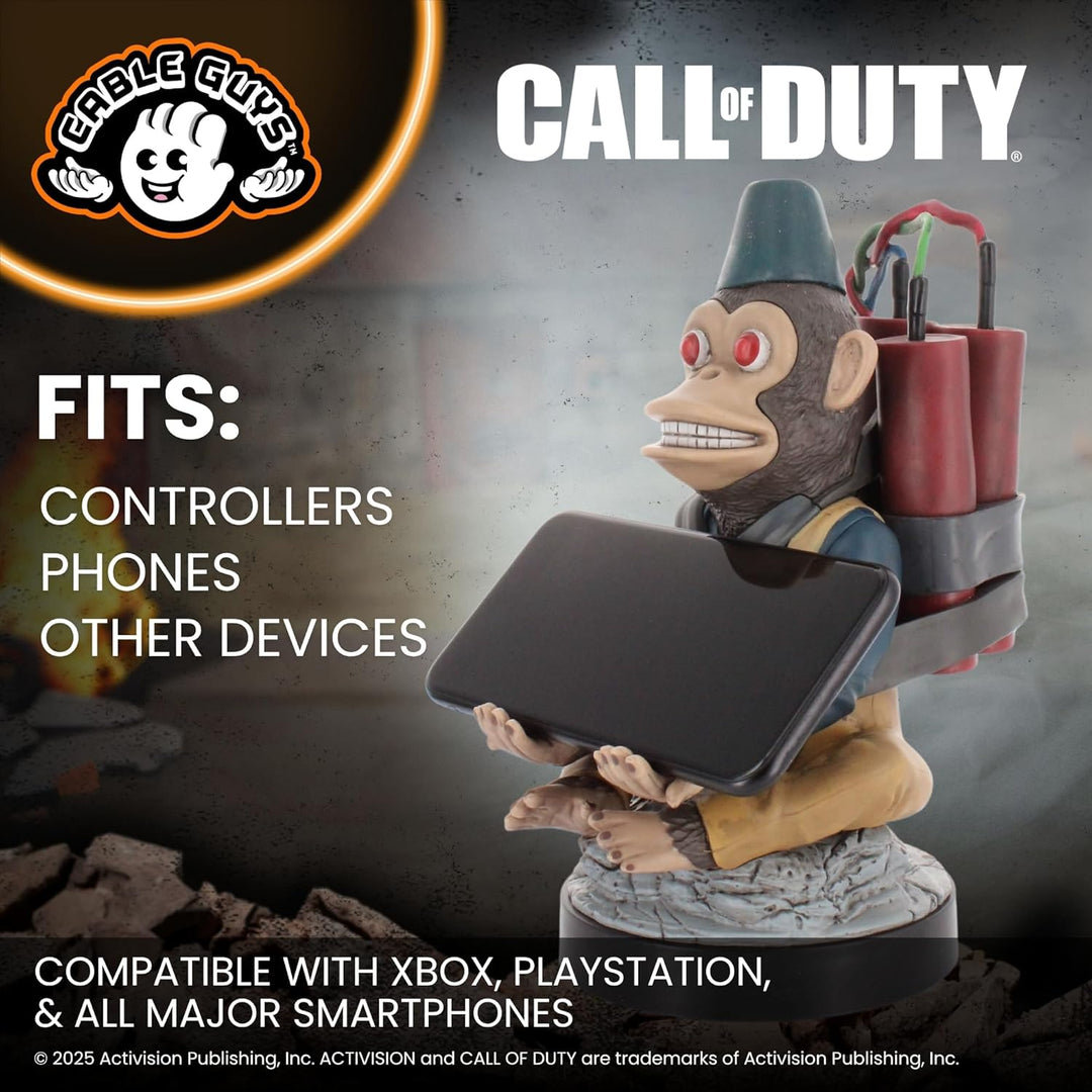 Cable Guys – Call of Duty Monkey Bomb Gaming-Zubehör-Halterung und Handyhalterung für die meisten Co