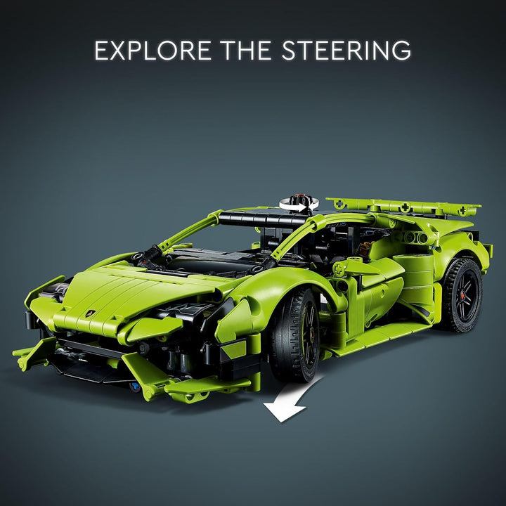 LEGO Technic 42161 Lamborghini Huracán Tecnica Advanced Sportwagen Bauset für Kinder ab 9 Jahren, di