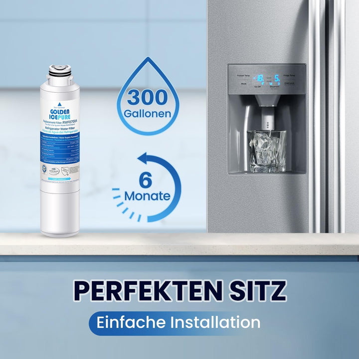Kühlschrank Wasserfilter Ersatz für Samsung DA29-00020B, DA29-00020A, HAF-CIN/EXP, 46-9101, RF28HMED