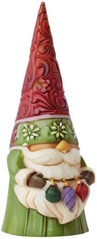 Enesco Jim Shore Heartwood Creek Weihnachtswichtel mit Ornamenten, 13 cm, Mehrfarbig