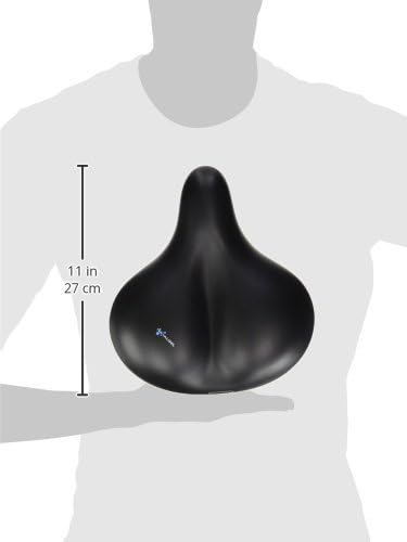Selle Royal Manhattan (Relaxed) Fahrrad-Sattel // Unisex (Premium) Schwarz 27 x 45 x 10 cm, Schwarz