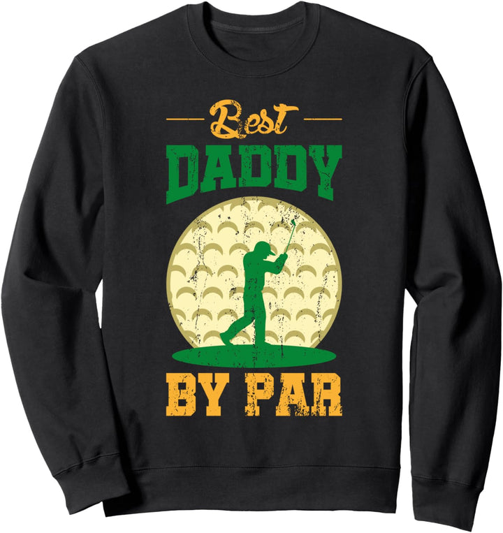 Bester Vater mit Abstand Golfspieler Vatertag Golf Papa Sweatshirt