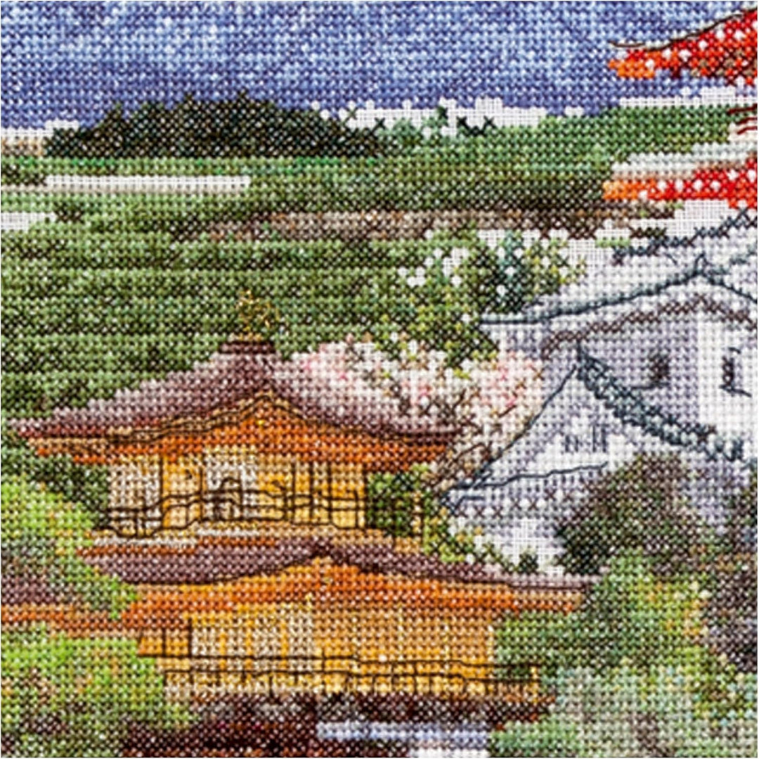 Thea Gouverneur - Kreuzstich-Set - Japan - Aida - 18 Count - Für Erwachsene - 548A 31.1-Inch-by-13.8
