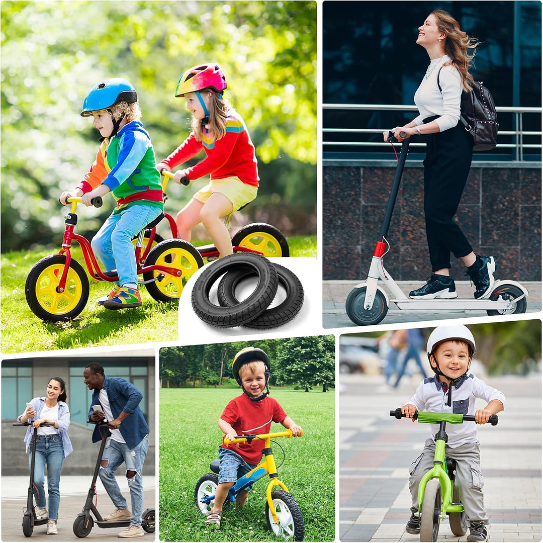2 Stück Reifen 10x2.0 (54-152), Scooter Reifen 10 Zoll Ersatzreifen | Passend für Kinderwagen, Kinde