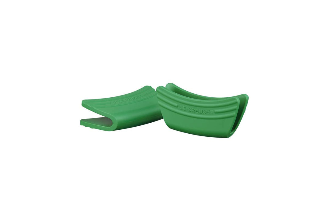 Le Creuset 2er-Set Griffschutz aus Silikon, Anpassungsfähig, Hitzebeständig bis 250°C, Bamboo, 42813