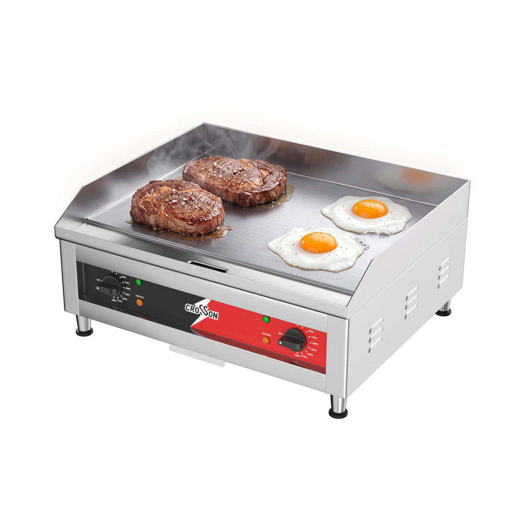 CROSSON 40.6 * 61Kommerzielle elektrische Arbeitsplattengrillplatte, Flat Top Hochleistungsgrillplat