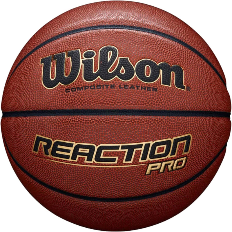 Wilson Unisex-Adult Reaction Pro Basketball 5 Braun, 5 Braun