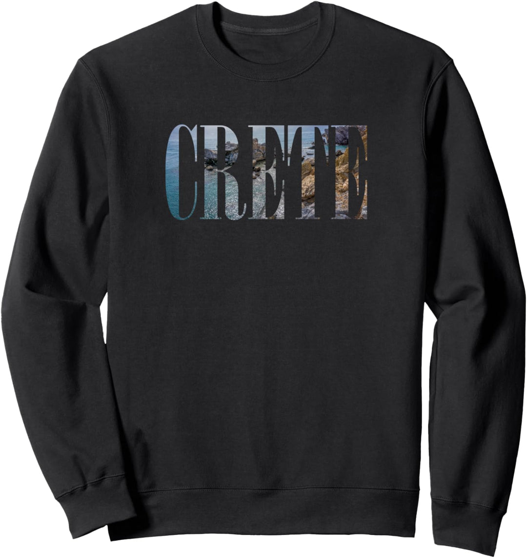 Kreta Urlaub mit Strand Griechenland Sweatshirt