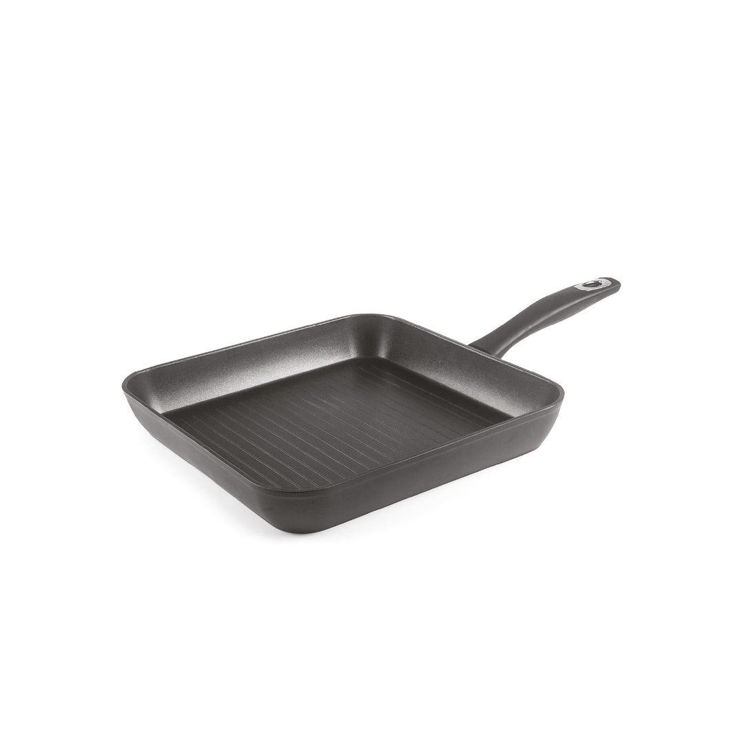 IBILI - Grillpfanne New Induplus, 28 cm, Aluminium, Anti-Haft, geeignet für Induktion 28 cms, 28 cms