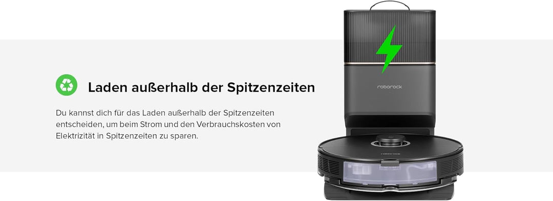 Roborock S8+ Saug- & Wischroboter mit Absaugstation (Saugleistung 6000Pa, 180min Akkulaufzeit, 350ml