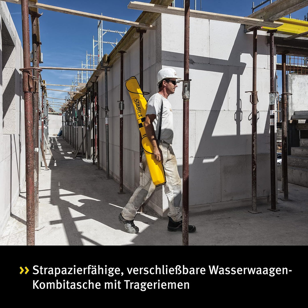 STABILA Wasserwaagen-Kombitasche LCC-6-200 (für 6 Wasserwaagen von 25–200 cm) 6 Wasserwaagen bis 200