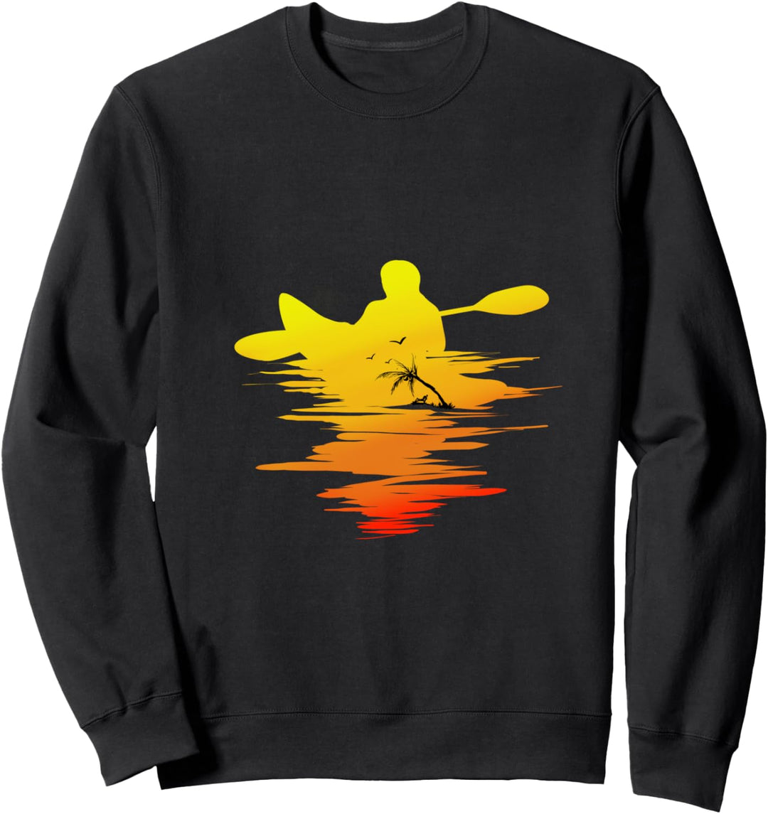Kajakfahren Bootfahren Paddeln Sweatshirt