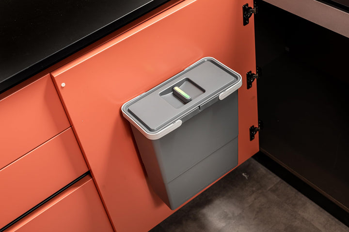 Elletipi Easy 2.0 PBD SP SS34 Mülleimer aus recyceltem Kunststoff, für jeden Raum, Fassungsvermögen