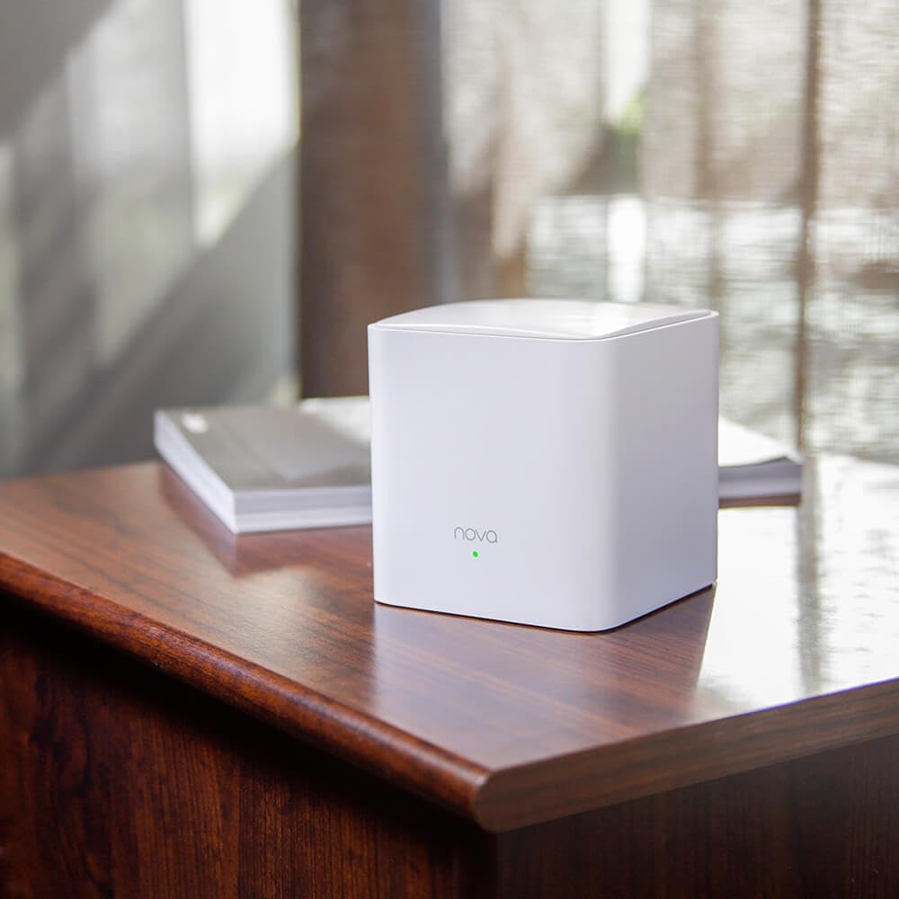 Tenda Nova MW5C (3-teilig) Mesh WLAN System, Dual Band AC1200 Mesh Router & Repeater, WLAN Heimnetz