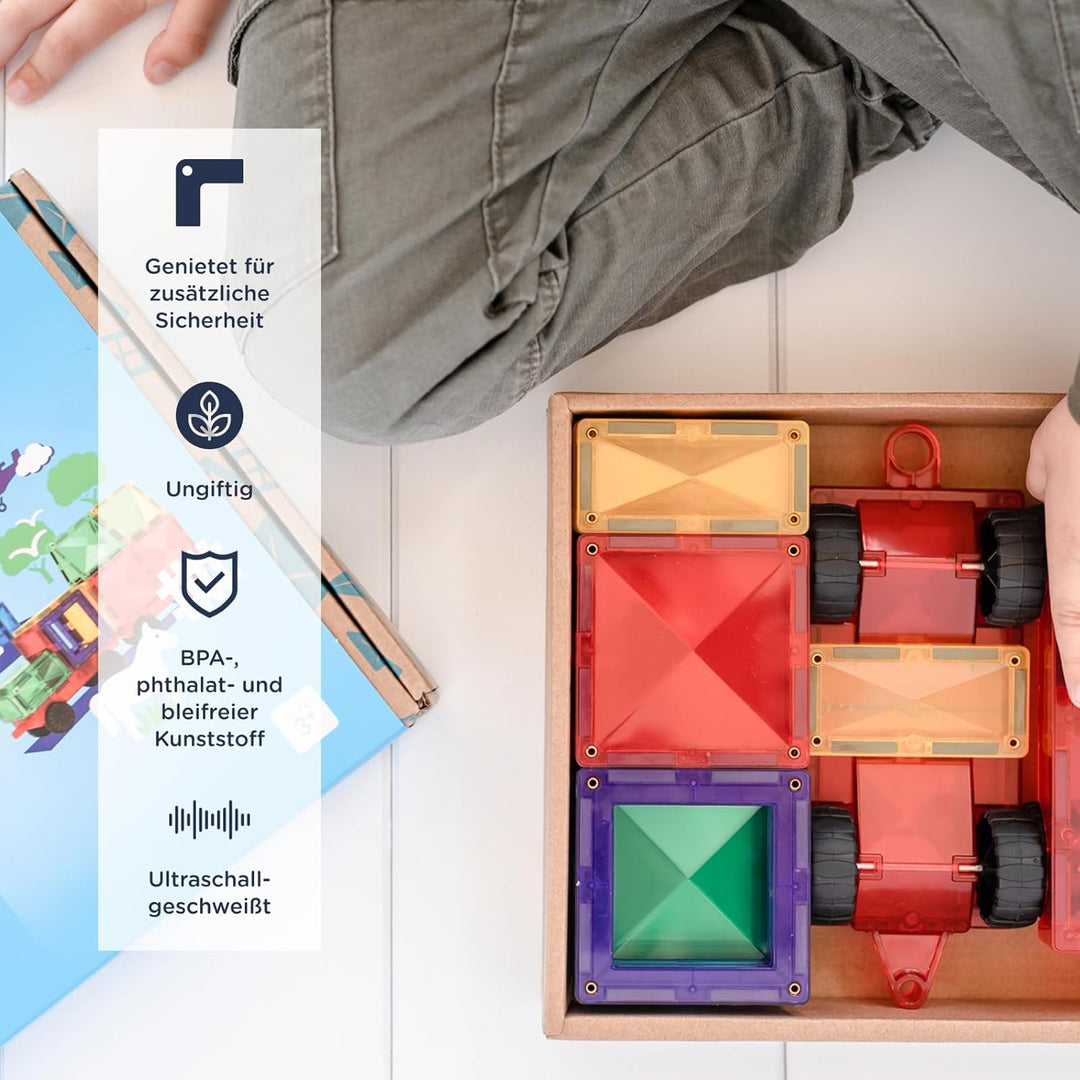 Connetix Magnetische Fliesen Regenbogen Antrag Packen, 24 Stück