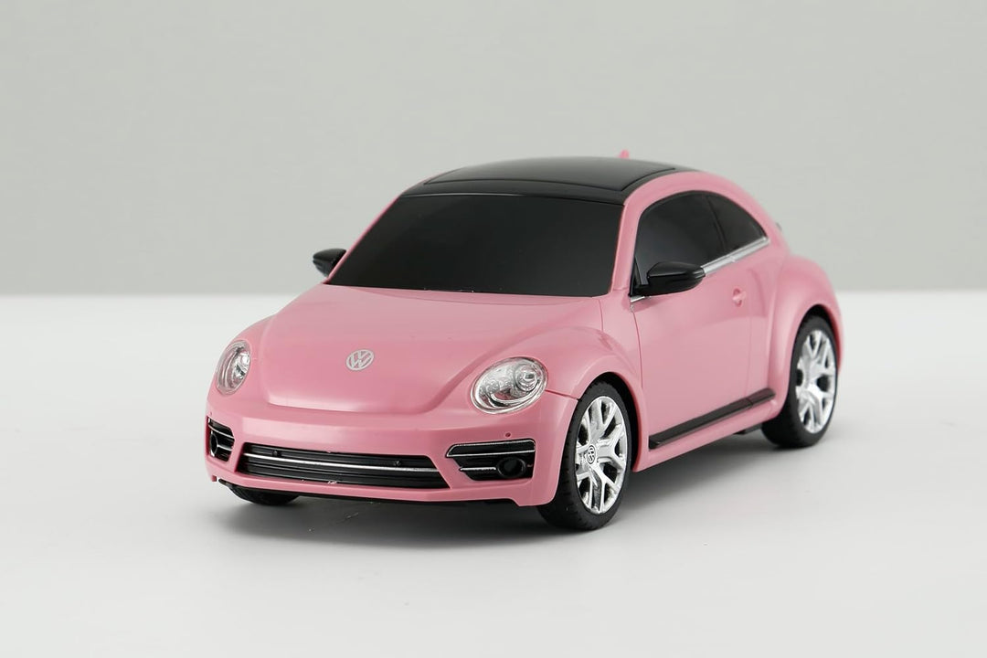 Rastar ferngesteuerter Volkswagen Käfer, Massstab 1:24, Kinder ferngesteuertes Rennauto, rosa Spielz