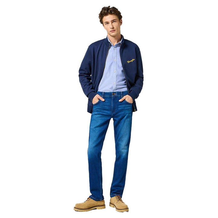 Wrangler Herren Jeans Greensboro Regular Fit Herrenhose Straight Blau W30 - W42 30W / 30L Blue Jam,