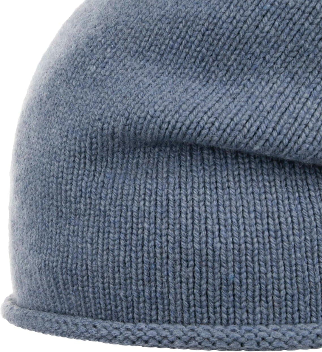 LIERYS Merino Kaschmir Beanie Damen/Herren (Länge: 26 cm) - Oversize-Mütze mit Merinowolle und Kasch