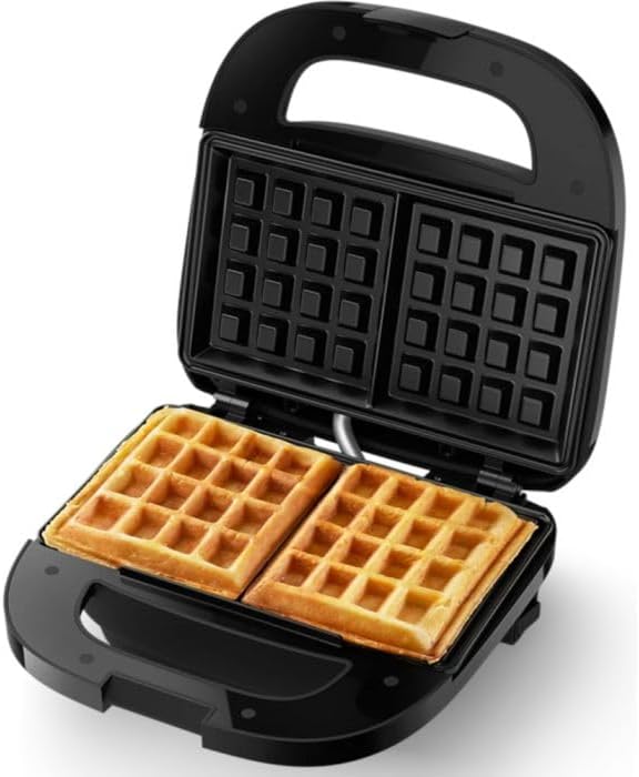 Philips Waffle Maker Series 3000 HD2332/90, 750 W, 240 V, Non-stick plates, Black