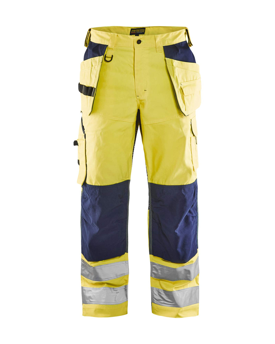 Blaklader 15651811 Belüftete Hochsichthose, Gelb/Marine, grootte C64 C64 Yellow / Navy Blue, C64 Yel