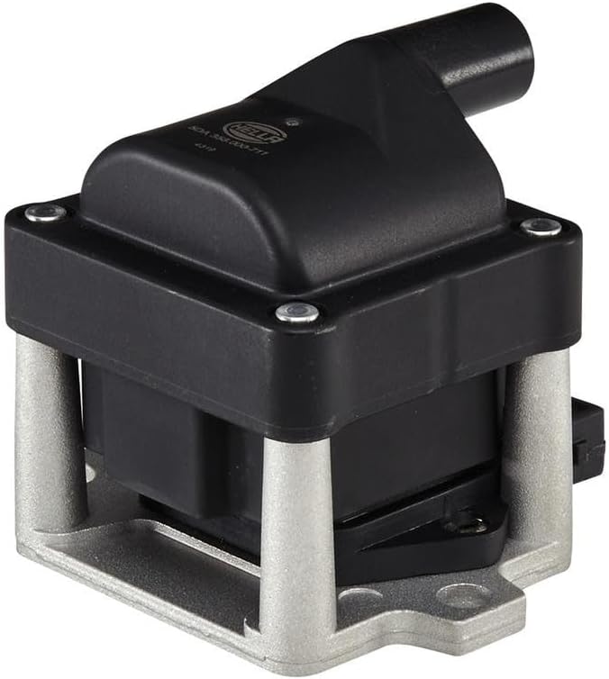 HELLA 5DA 358 000-711 Zündspule - 12V - 6-polig - Verteilerzündspule - geschraubt