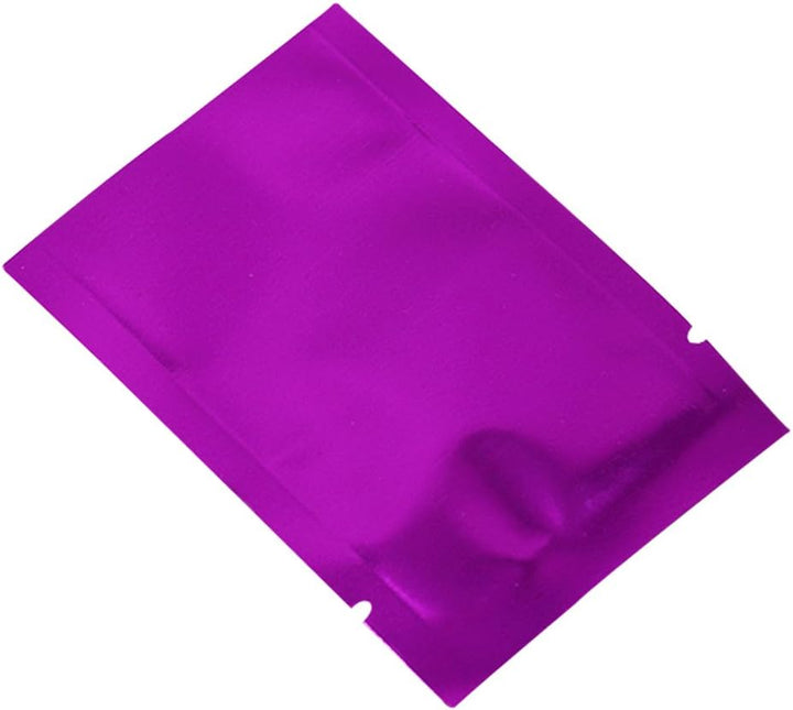 WACCOMT Pack 200 Stück Farbig Mylar Folie Obere Öffnung Versiegelbare Beutel Vakuum Heisssiegelbeute