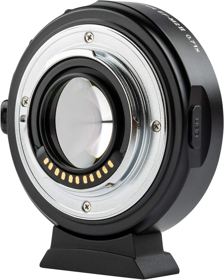 VILTROX EF-M2II Autofokus Objektivadapter 0,71x Fokalreduktor Booster Adapter für Canon EF Mount Obj